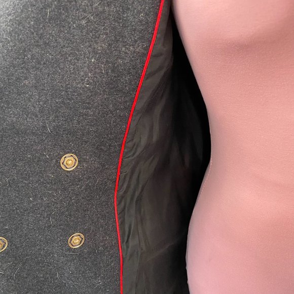 Marc by Marc Jacobs Double Breasted Wool Blend Coat Gray - Picture 10 of 16